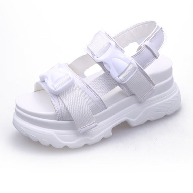 Summer Platform Buckle Strap Open Toe Sandals for Women - Image 4