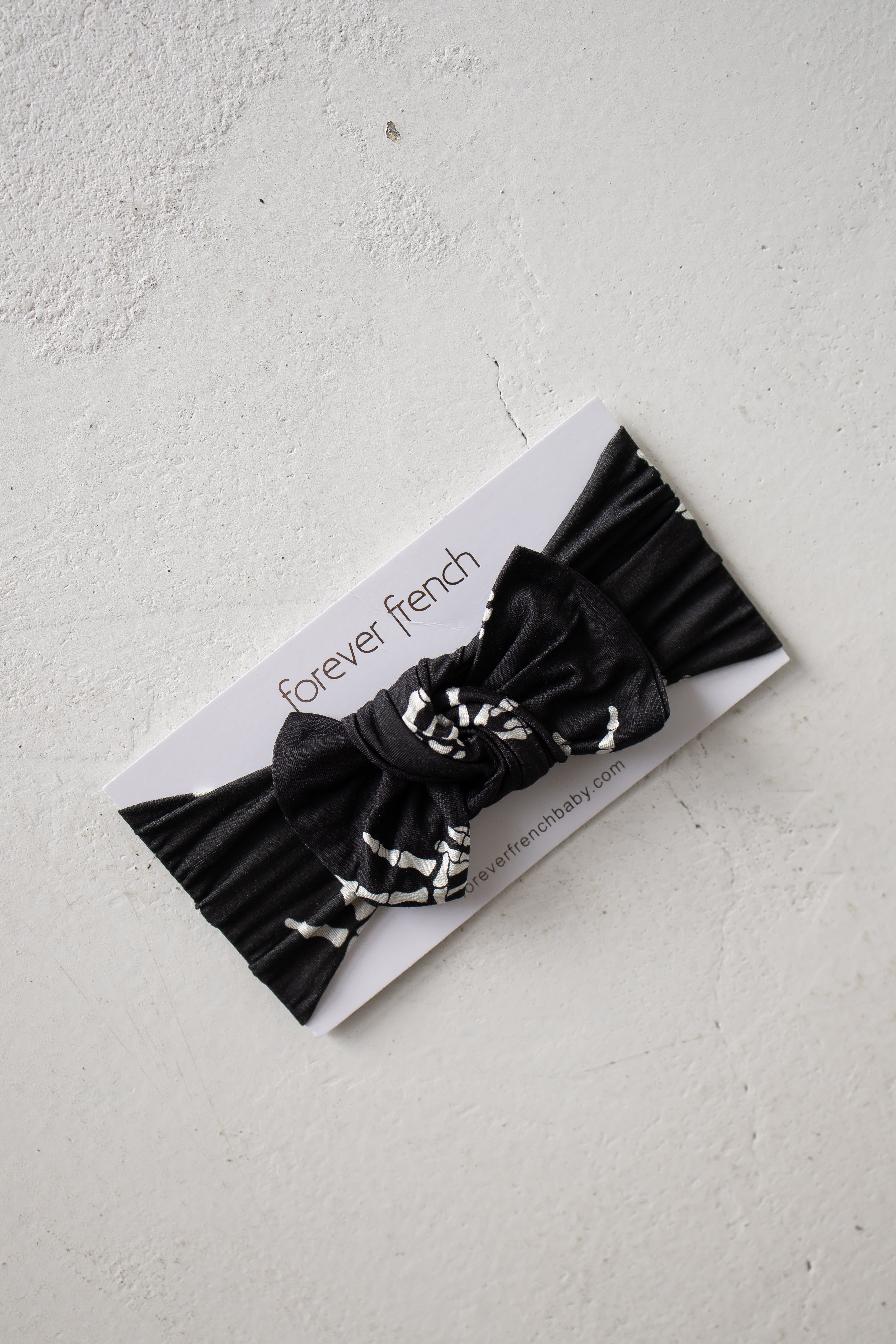 Bamboo Head Wrap | Midnight Skelly