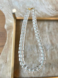 Clear Quartz Bead Necklace