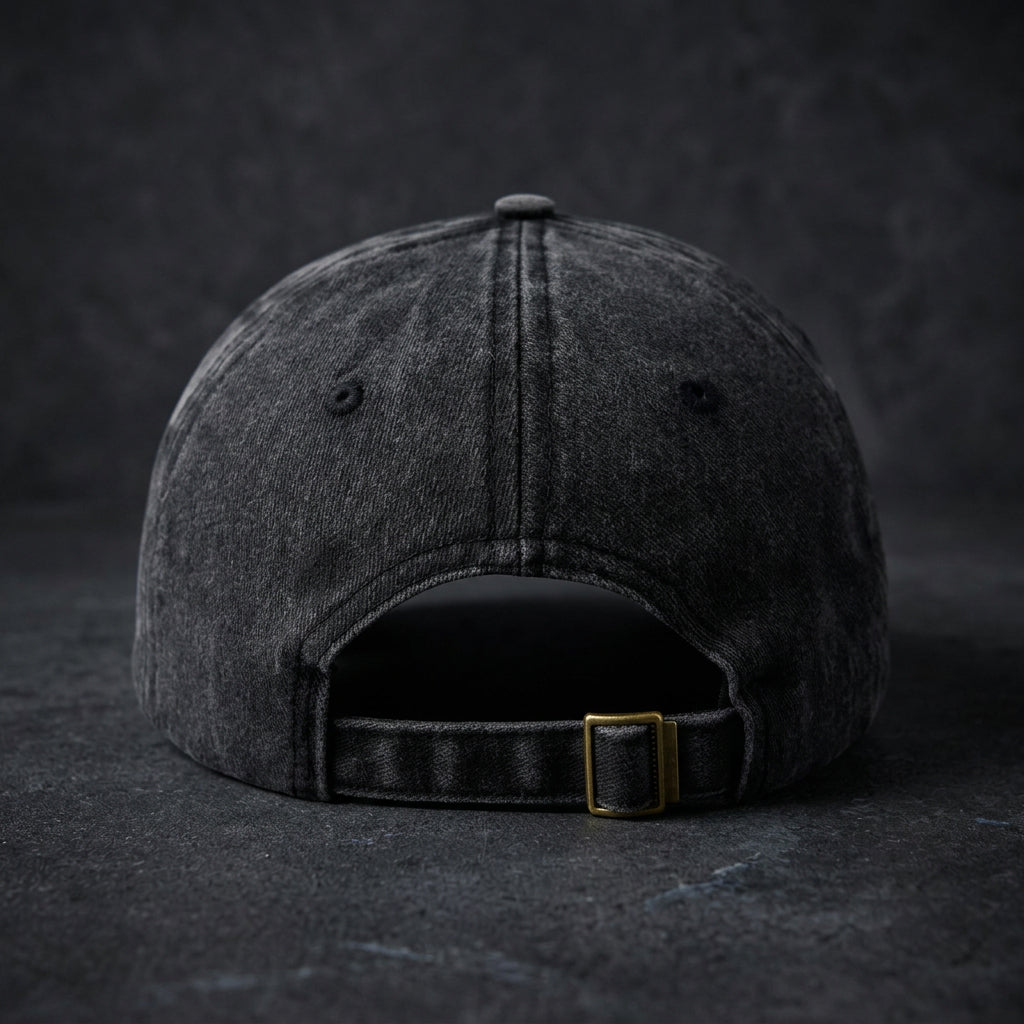 1955 Birthday Washed Black Baseball Cap