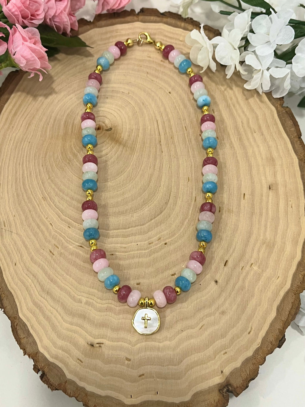 Christian Cross Necklace – Fruit of the Spirit Necklace