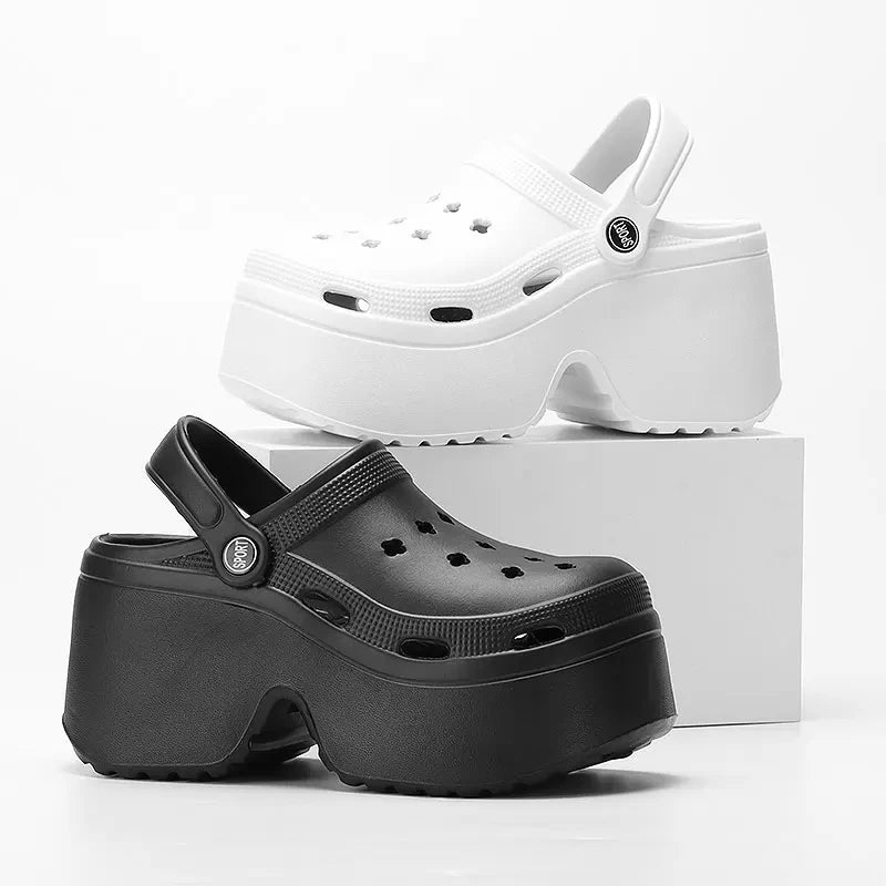 Women's Chunky Platform EVA Sandals - Slip-On Clogs