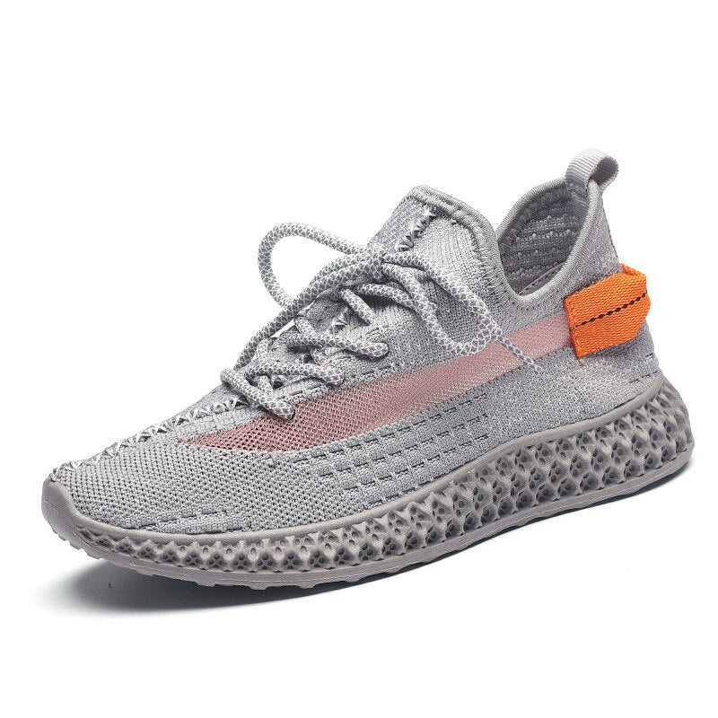 Women's Harajuku Summer Knitted Mesh Lace-Up Sneakers