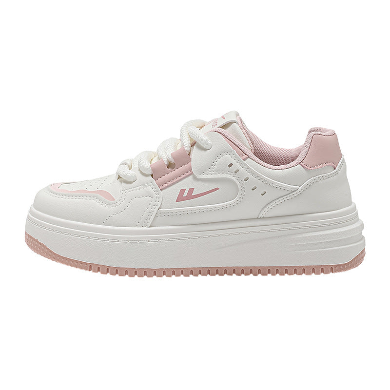 Women's Color Block Platform Sneakers with Chunky Soles - Image 2
