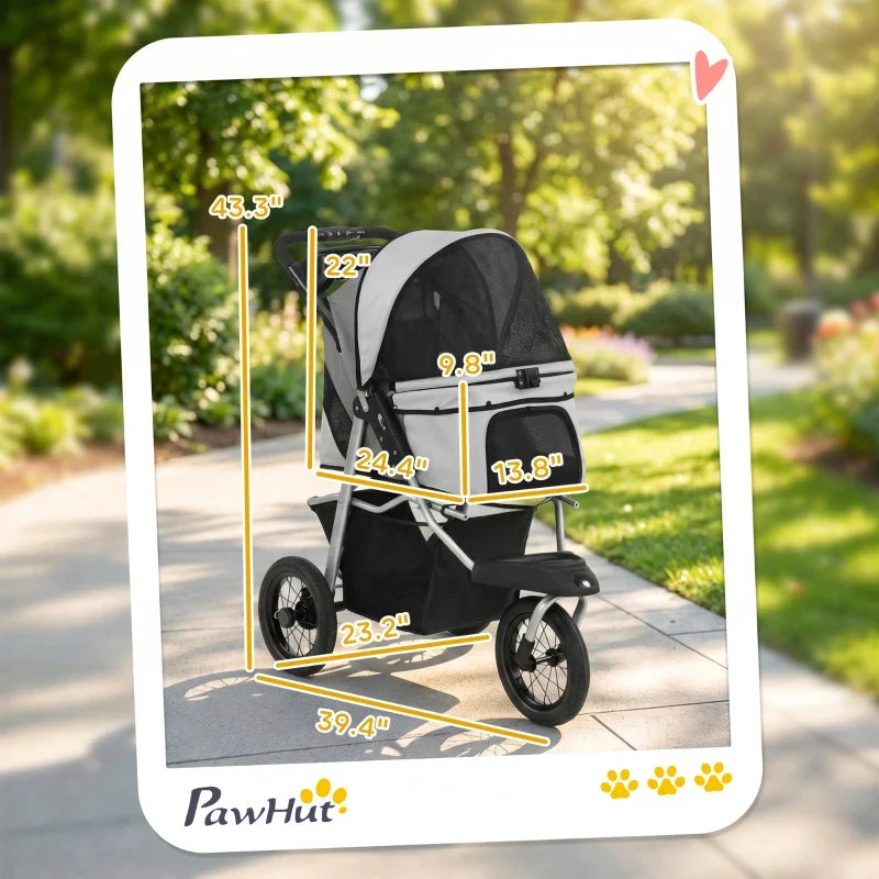 Compact All‑Terrain Pet Stroller