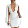 Solid Color Women's Shawl and Skirt Set