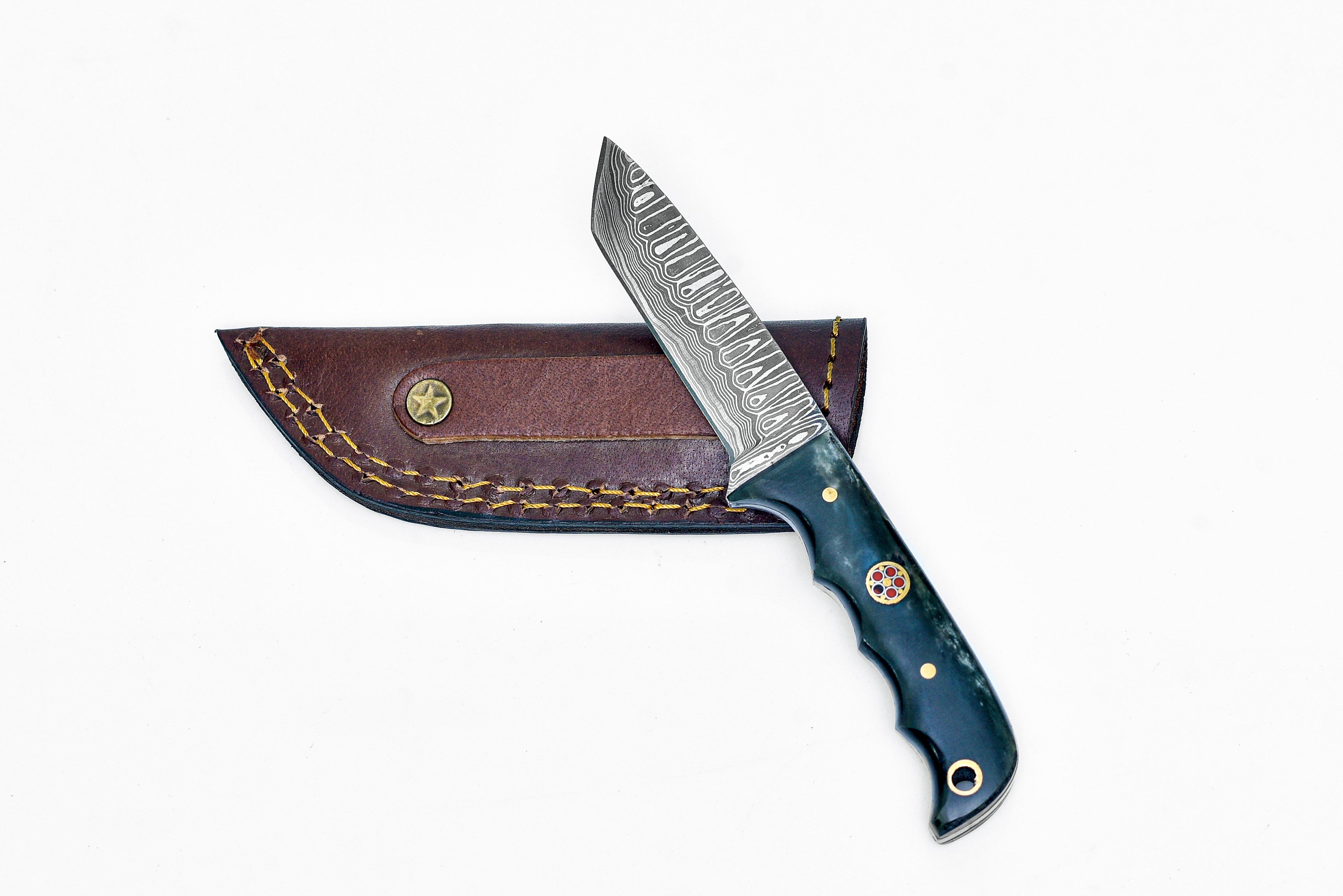Damascus Steel EDC Style Tanto Compacto TD-10xs
