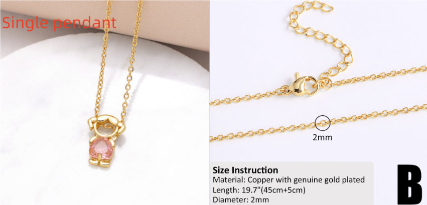 18k Gold Plated Minimalist Hip-Hop Chain Necklace for DIY Styling