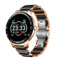 Modern Ceramic Smart Watch with Heart Rate & Fitness Tracker