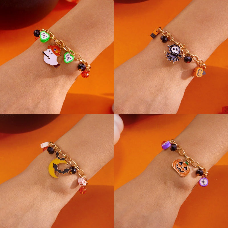 Creative Ghost Pumpkin Halloween Series Bracelet