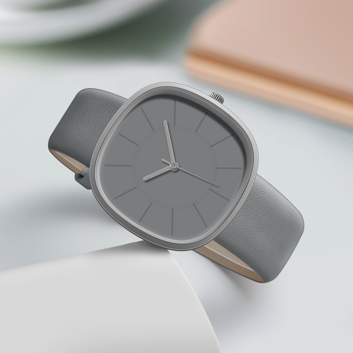 Niche High Sense Women's Cube Sugar Silicone Watch
