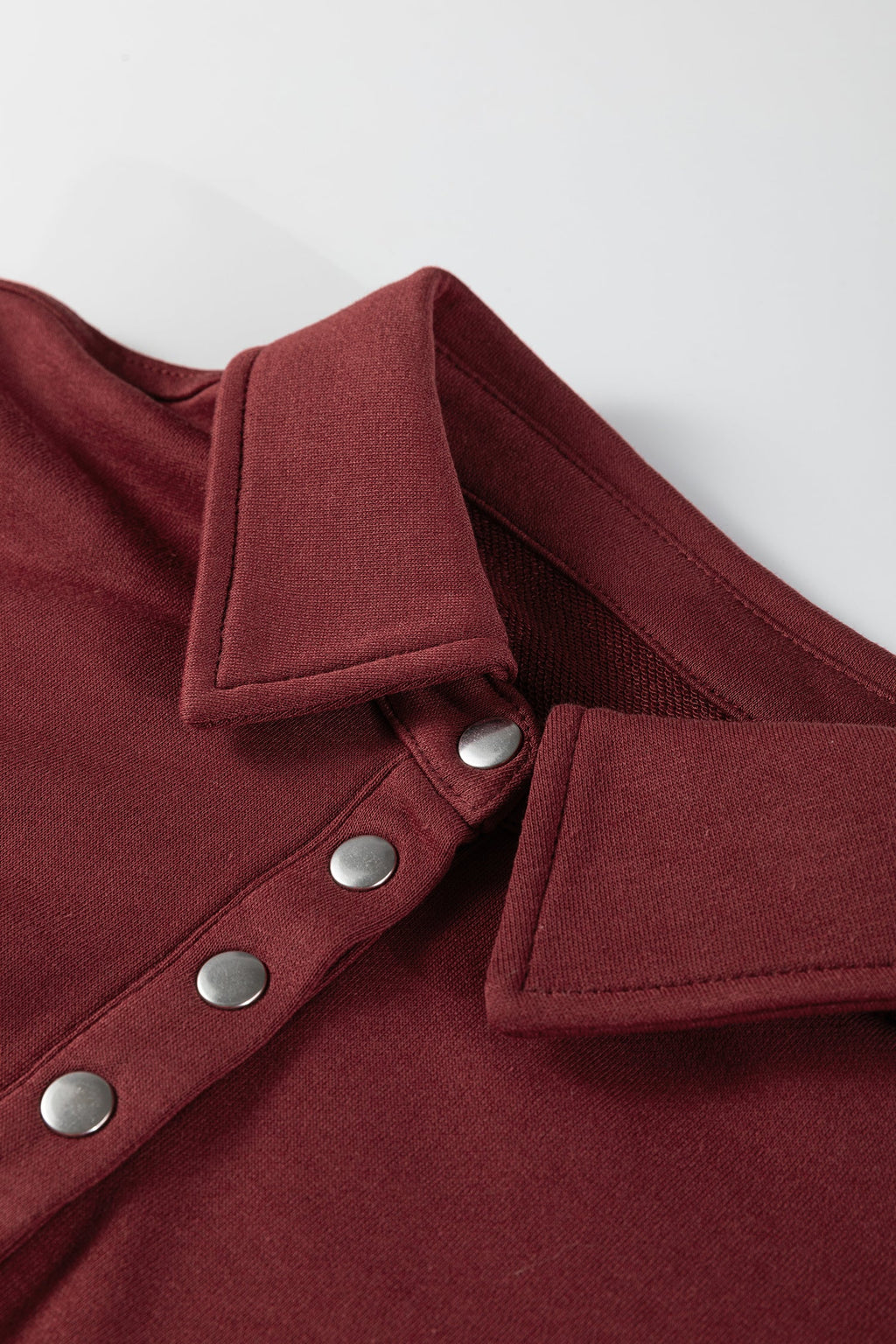 Whitley Patchwork Snap Oversize Hoodie with Adjustable Neck