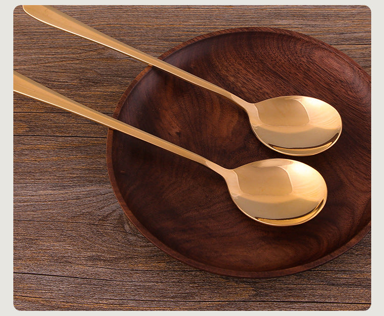 Pure Copper Spoon Supplement Copper Tableware Eating Spoon