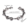 Men’s Bold Cuban Link Bracelet – Stainless Steel Hip Hop Jewelry