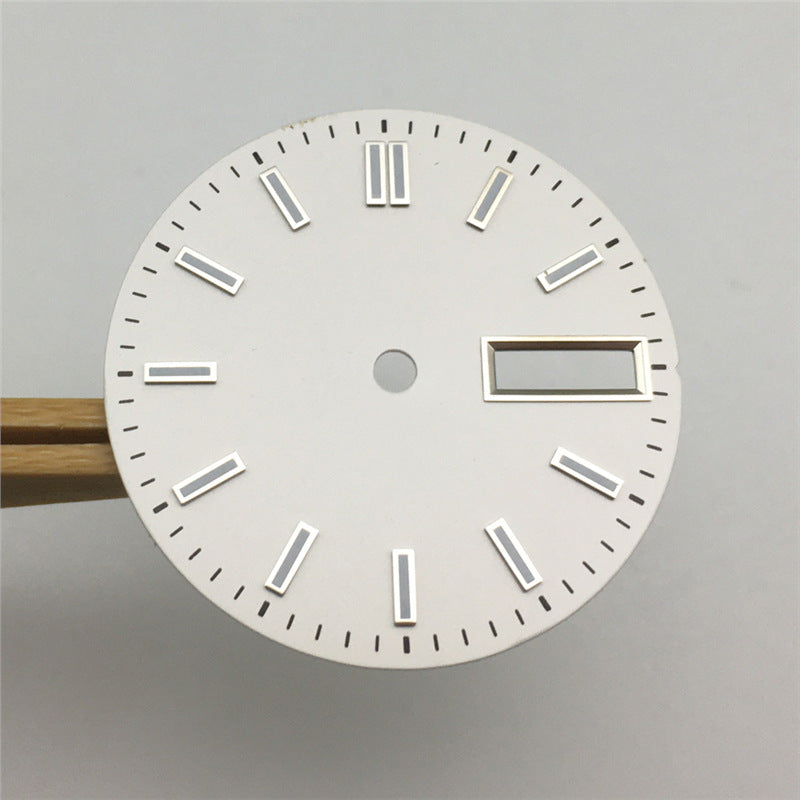 Seiko-modified Watch Dial With Luminous Numerals