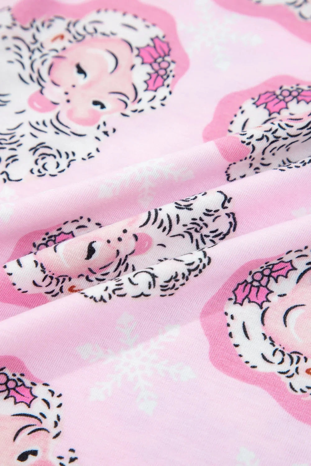 Christmas Santa Claus Tee & Pants Pajama Set