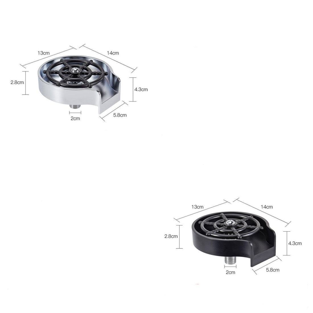 Automatic High-Pressure Sink Cup Washer for Coffee Pitchers