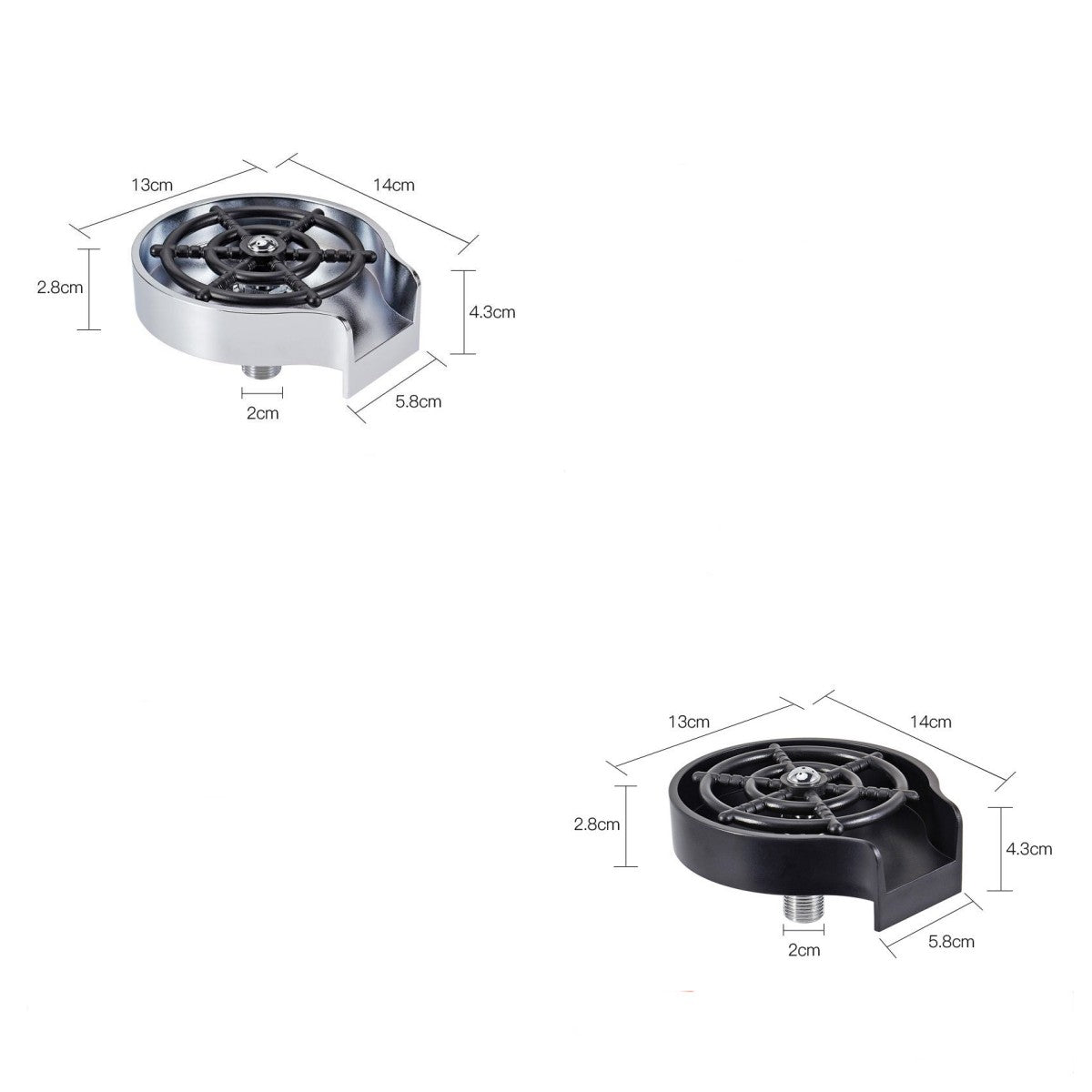 Automatic High-Pressure Sink Cup Washer for Coffee Pitchers
