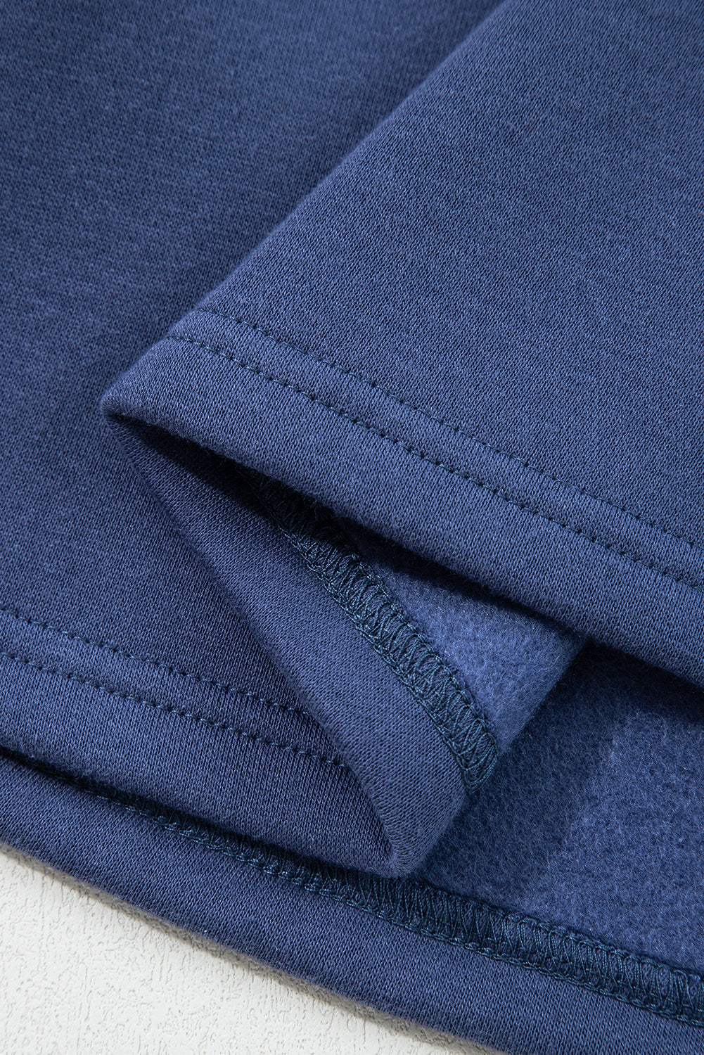 Solid Fleece Lined Drawstring Hoodie