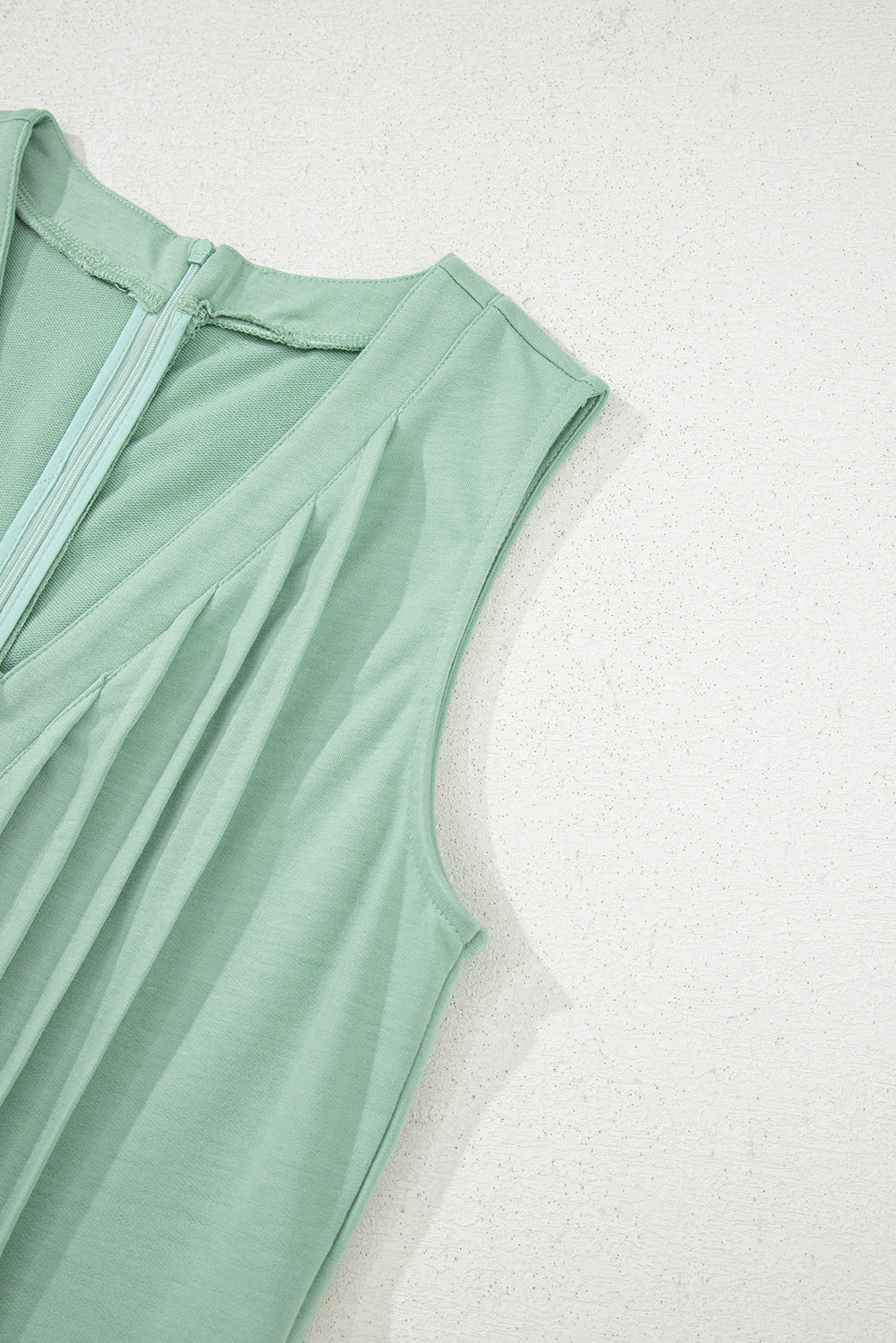 Remy Pintuck Sleeveless Loose Romper