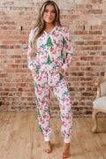 Georgia Pattern Pullover Drawstring Pants