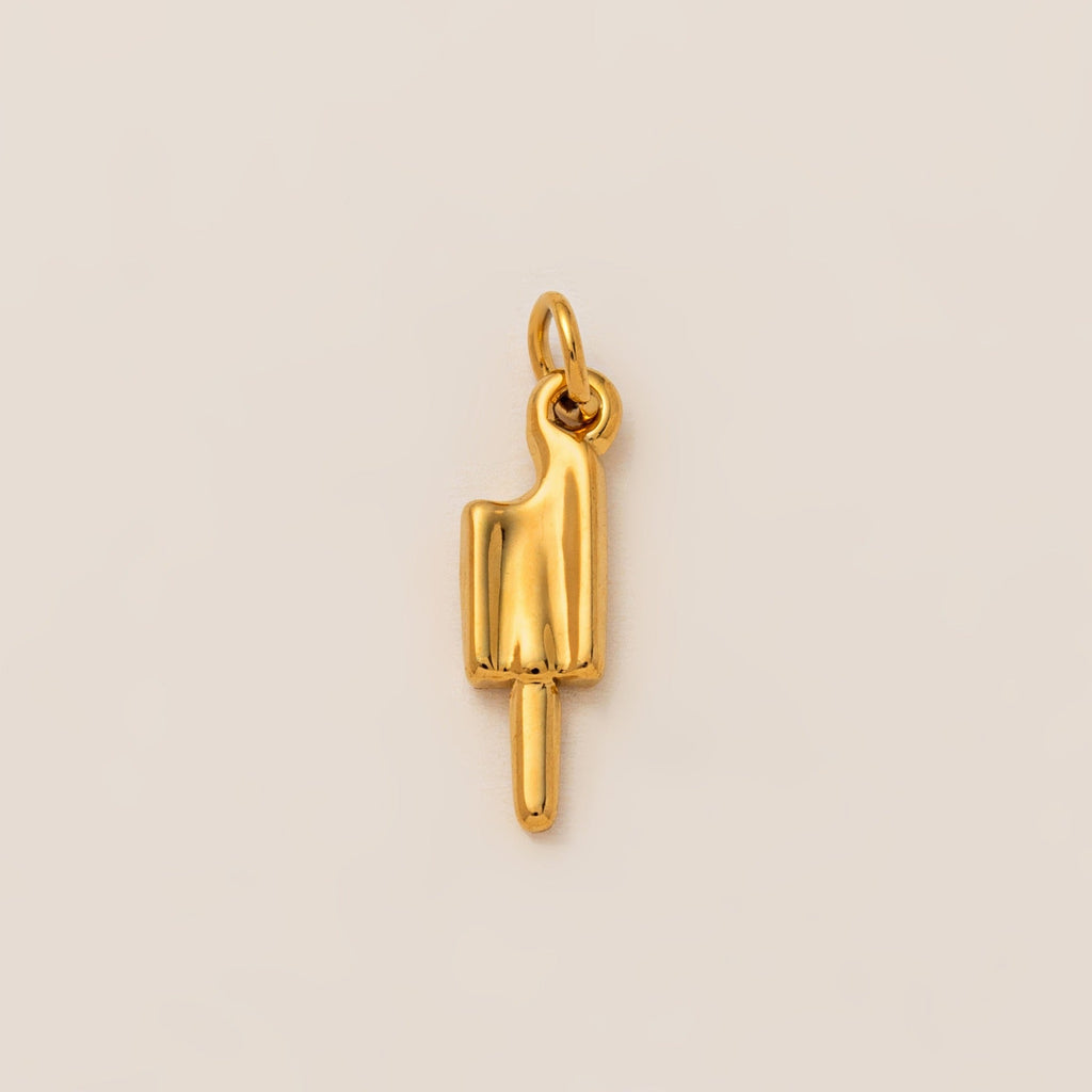18K Gold Vacuum Plated Small Pendant Necklace
