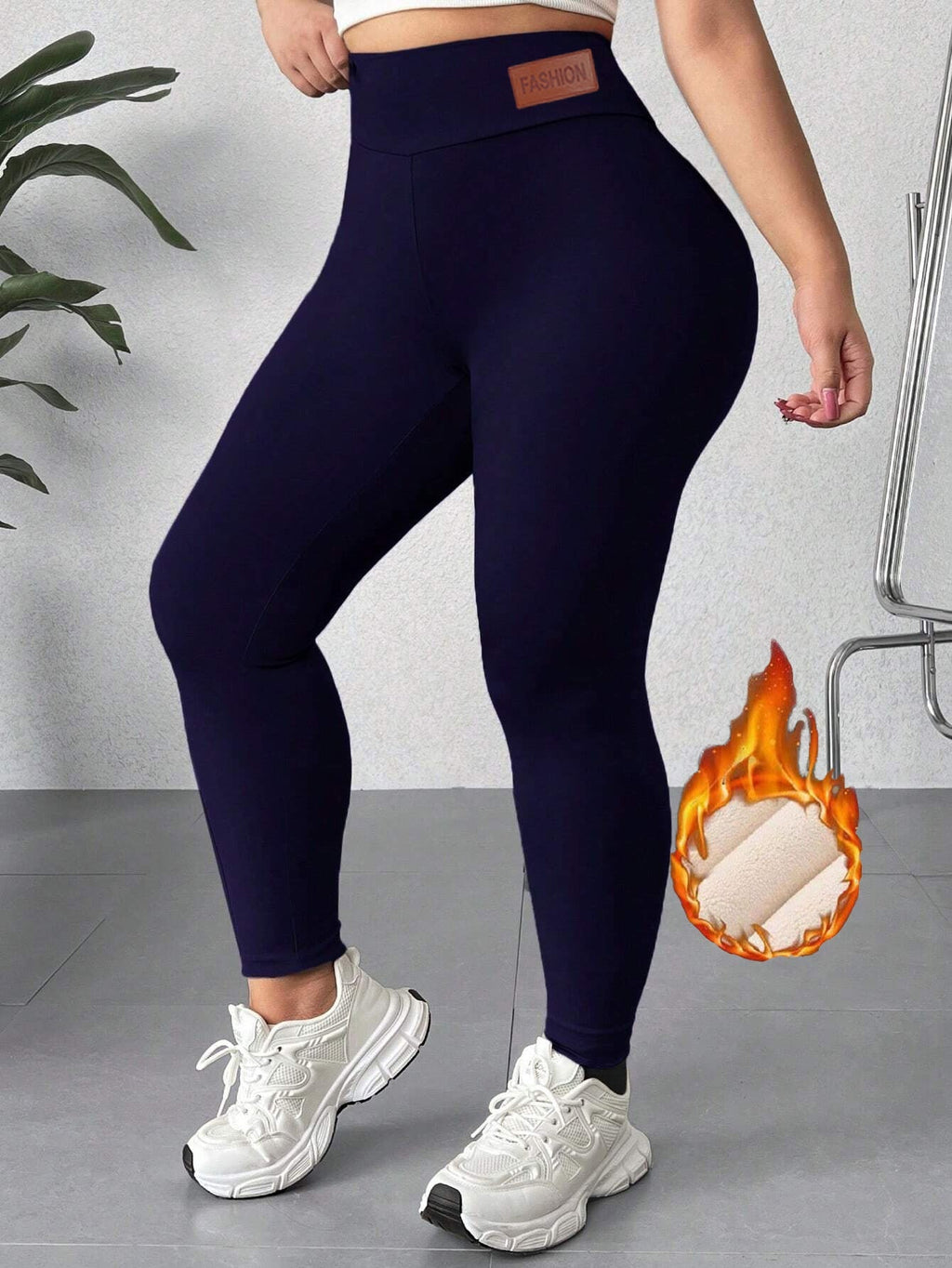Women’s Plus Size Thermal Yoga Set | 4-Piece Activewear Outfit