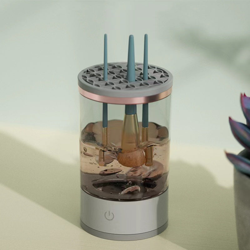 Portable Electric Makeup Brush Cleaner Machine - USB Rechargeable