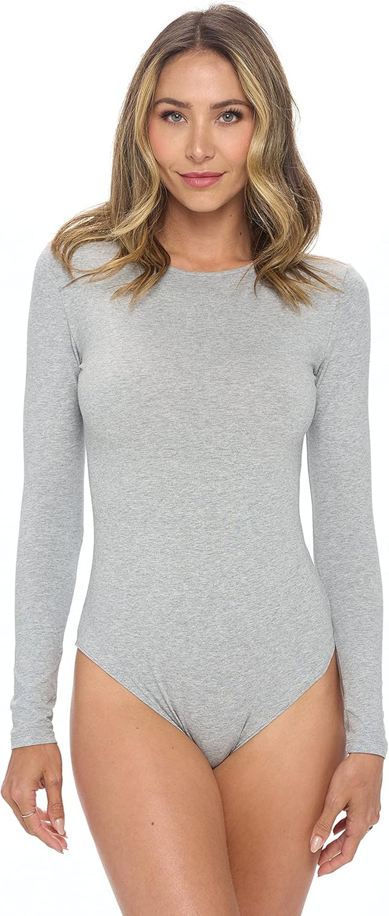 Natural Uniforms Long Sleeve Body Suit-Breathable Cotton Stretch