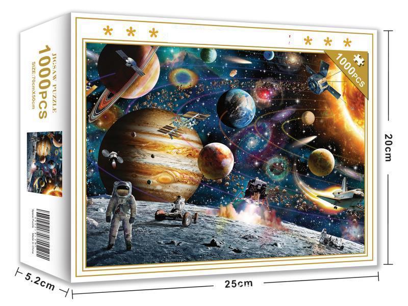 1000 Piece Space Travel Jigsaw Puzzle for Adults and Kids