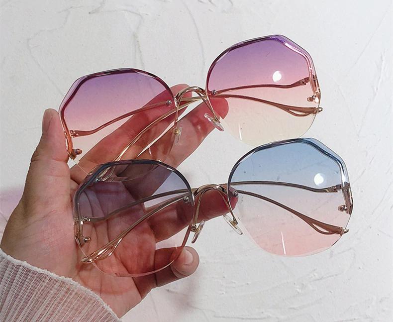 Kids Modern Hexagon Metal Sunglasses with UV400 Protection