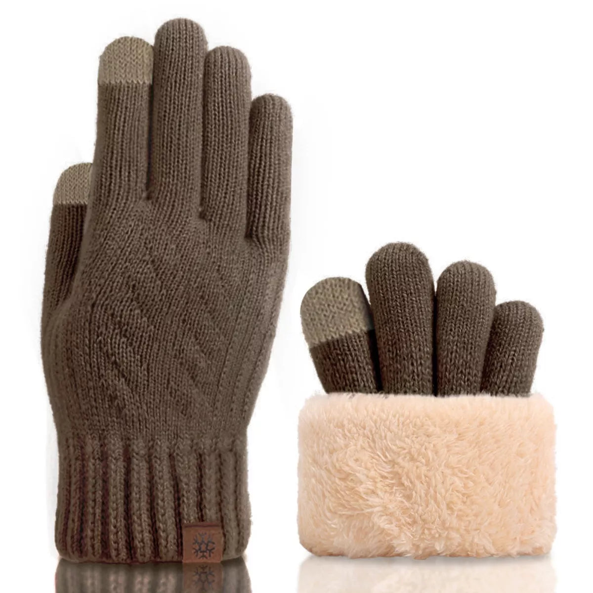 Warm Touchscreen Knit Gloves