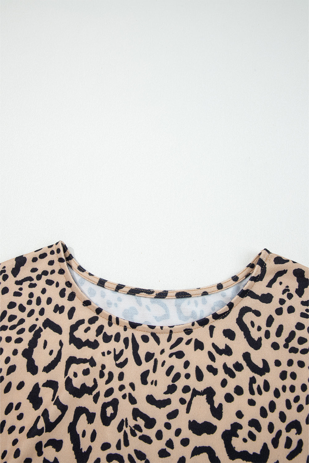 Leopard Batwing Long Sleeve Top