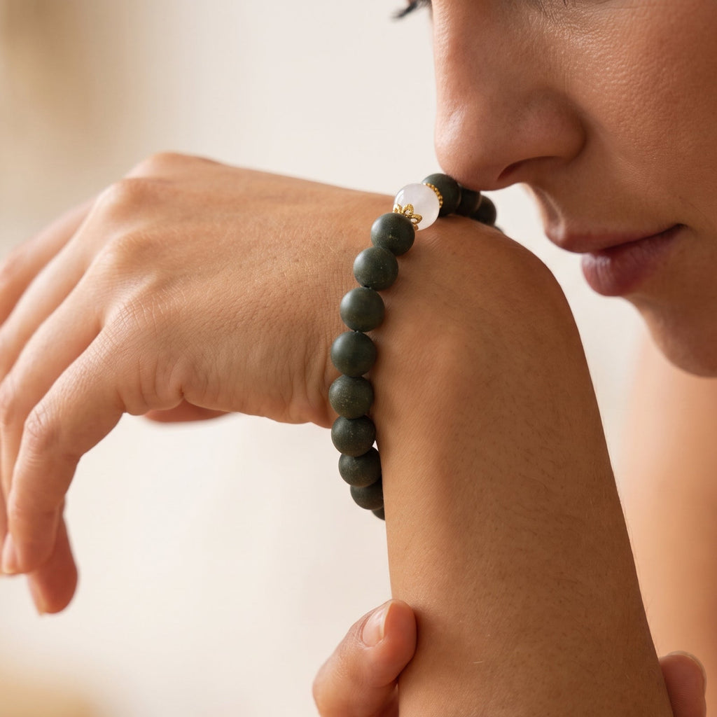 Versatile And Minimalist Chinese Herbal Bracelet
