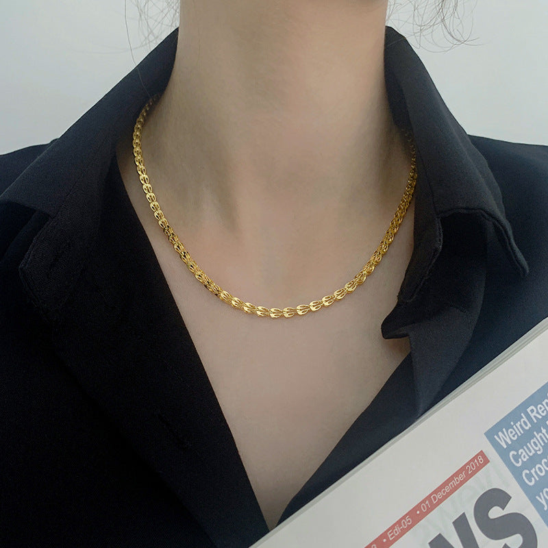Phoenix Tail Necklace Niche Versatile Does Not Fade Simple Style