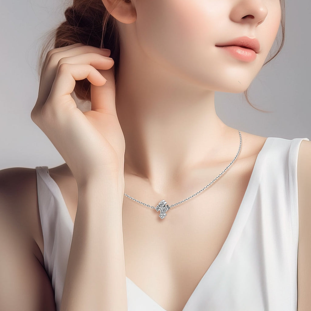 Vintage Style Copper Cross Pendant for DIY Jewelry Making