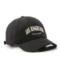 Distressed Satin Letter Embroidery Baseball Cap - Adjustable Unisex