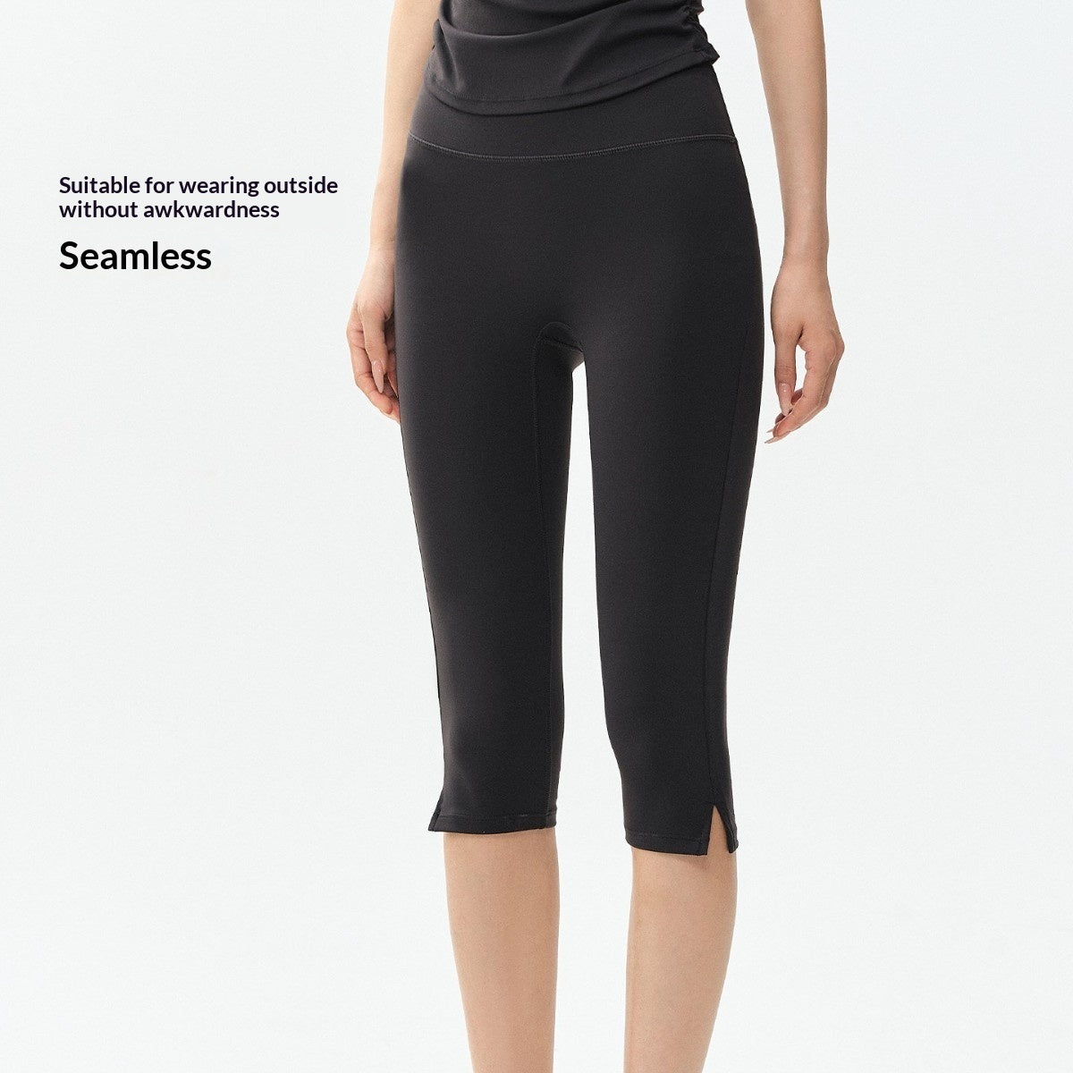 High-Waist 7/8 Yoga Leggings – Slim-Fit Fitness Pants for Women