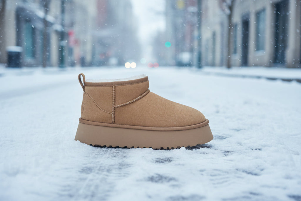 Women's Muffin Thick Sole Snow Boots Winter