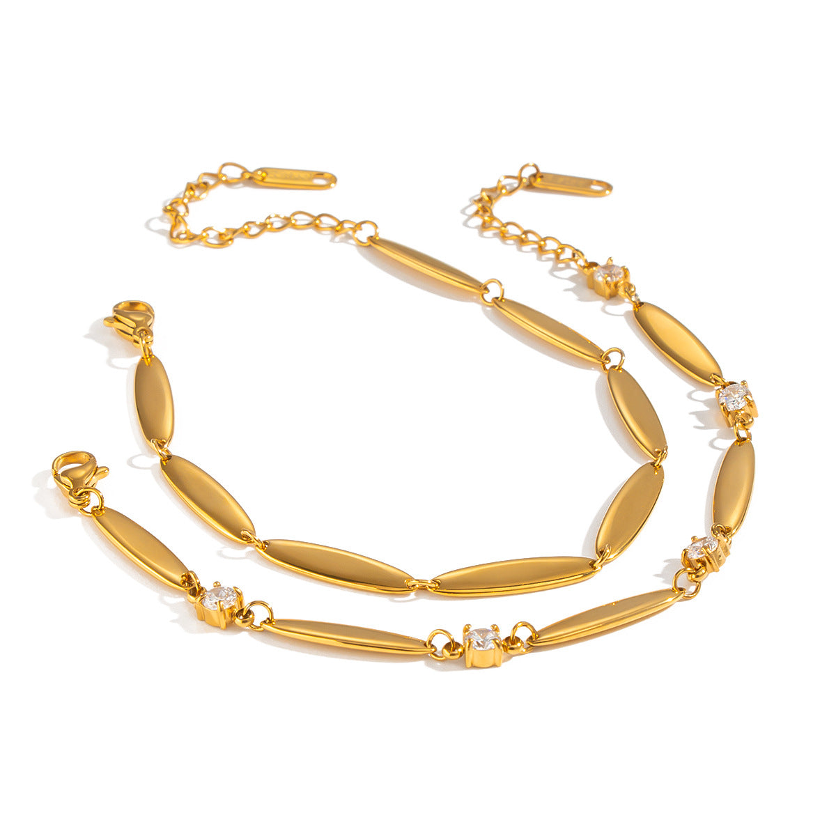 Oval-Shape Zircon Bracelet
