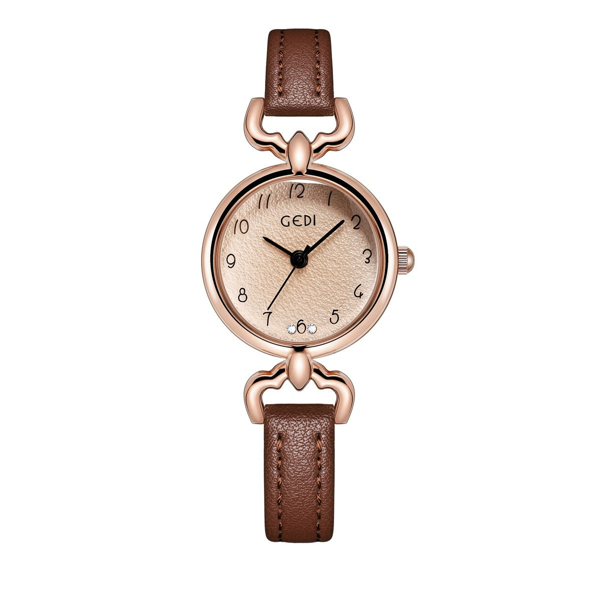 Slim Textured Petite Dial Quartz Ladies Watch