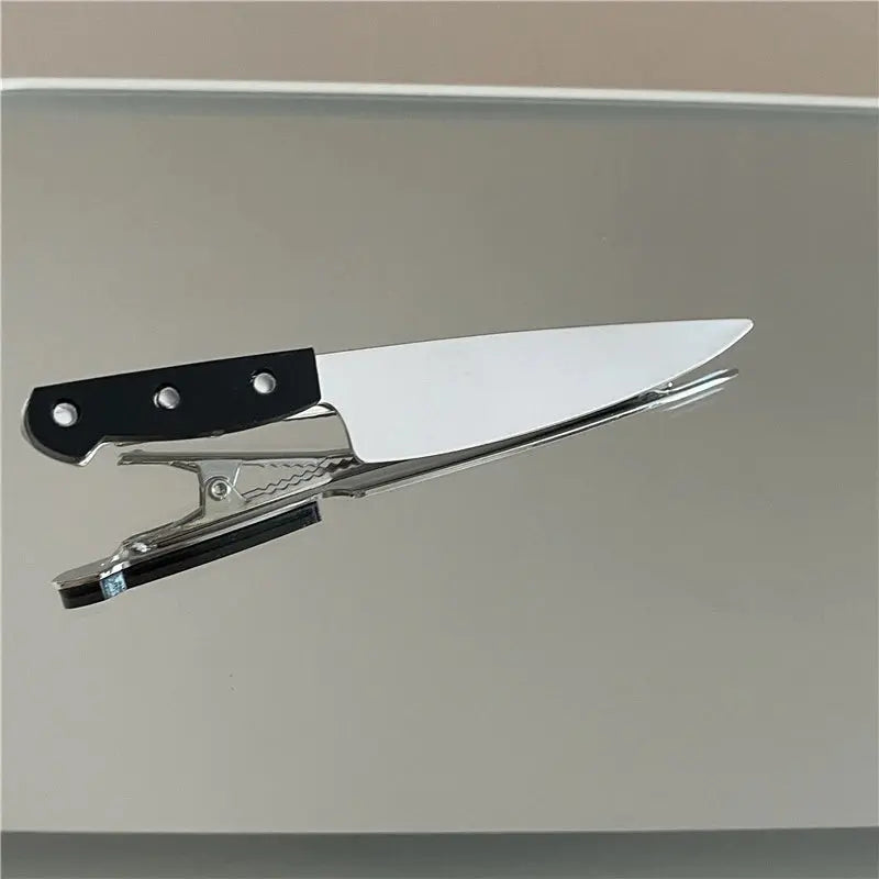Knife Hair Clips