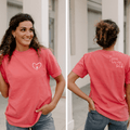 Jesus Has My Back Christian Comfort Colors Tee