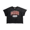 "NO EXIT" BOXY CROP TEE