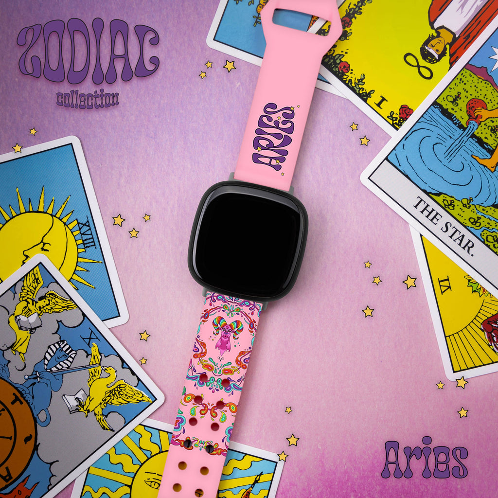 Zodiac Collection Printed Watch Band for Fitbit Versa 3 & Sense 1