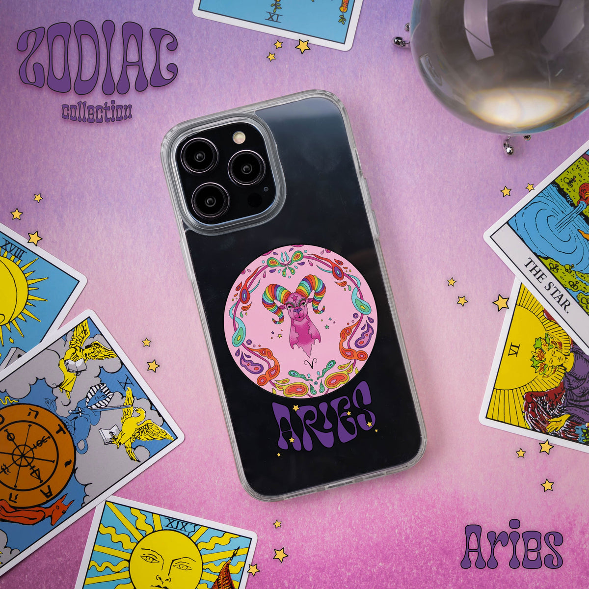 Zodiac Collection Clear Case for iPhone 13 13 Pro 13 Pro Max