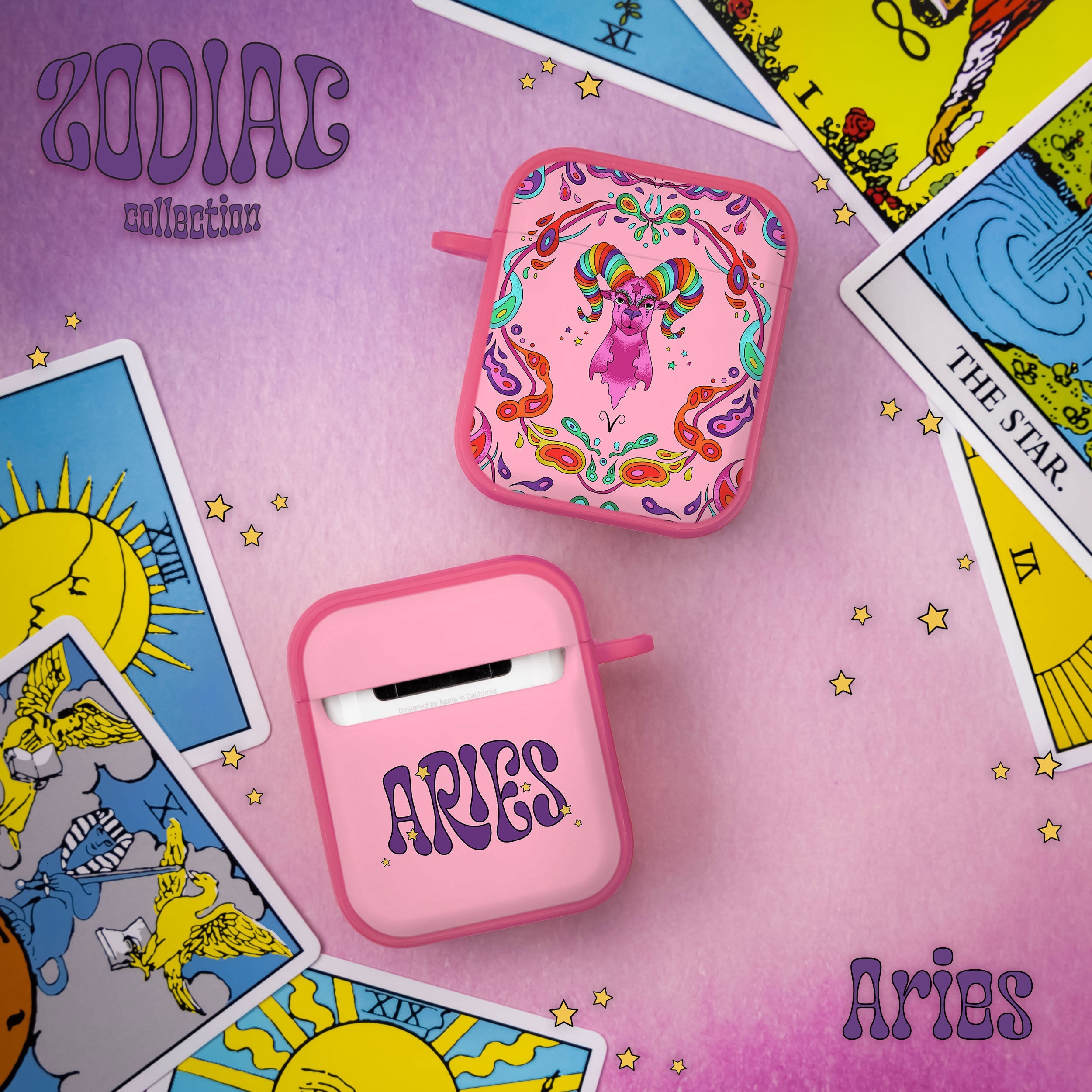 Zodiac Collection Protective Case for Apple AirPods Gen 1 & 2 - Image 14
