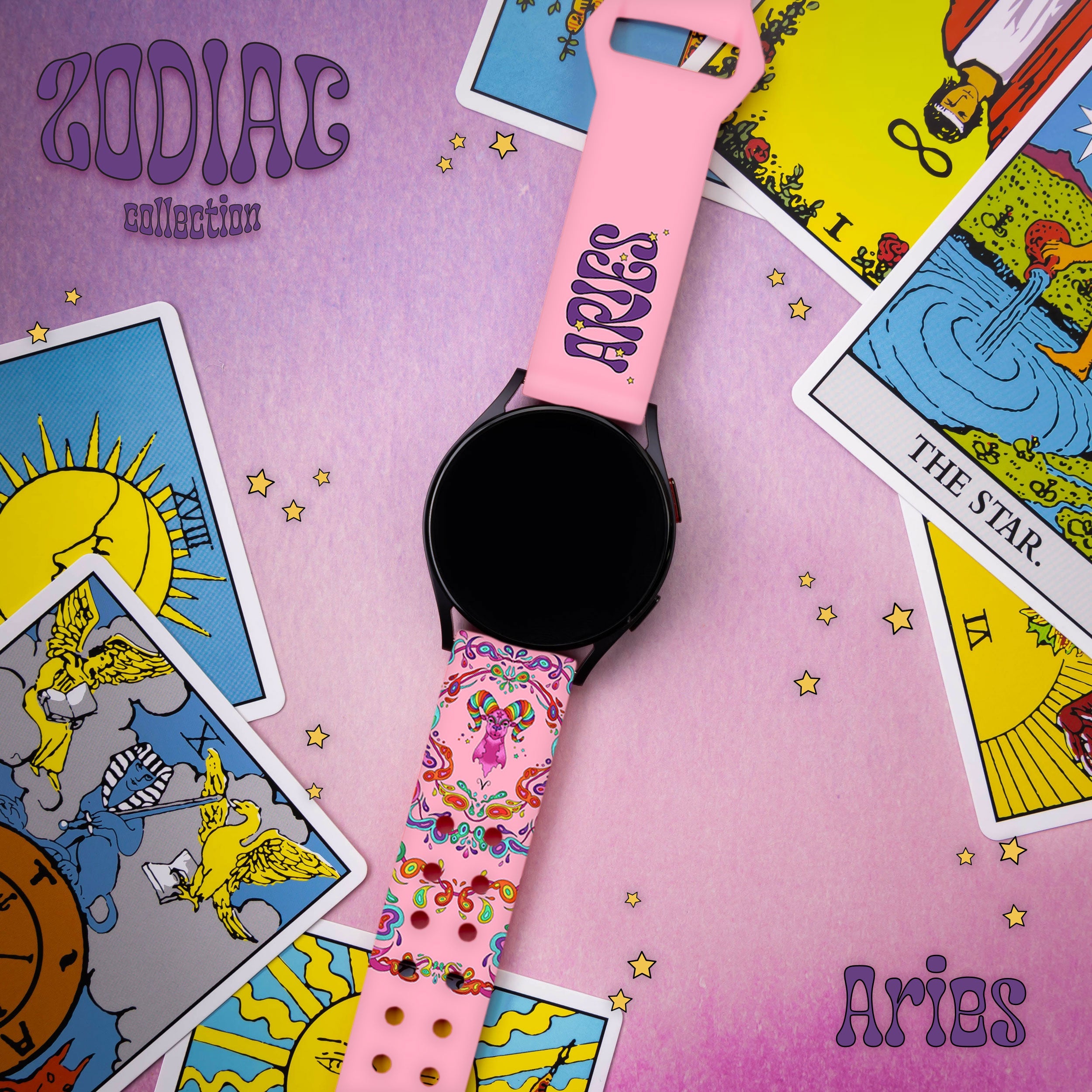 Zodiac Collection HD Watchband for Samsung Galaxy 20mm Watches