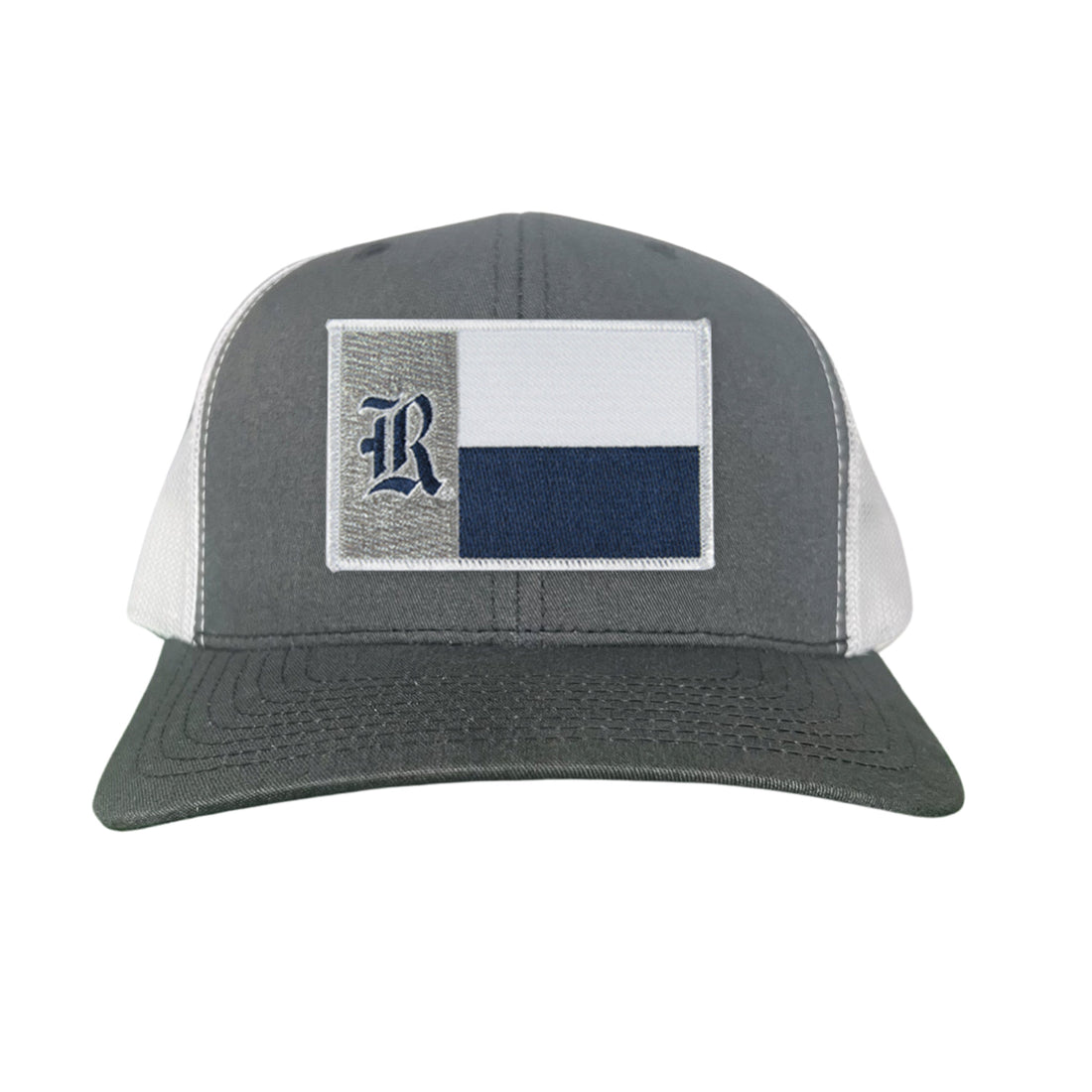 Rice baseball hat with Rice R and Texas flag logo