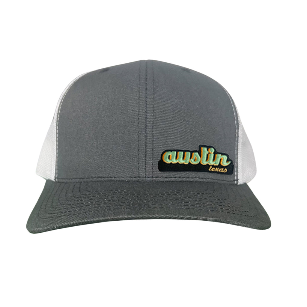 Last Stand Austin Texas Cut Out Patch Trucker Hat